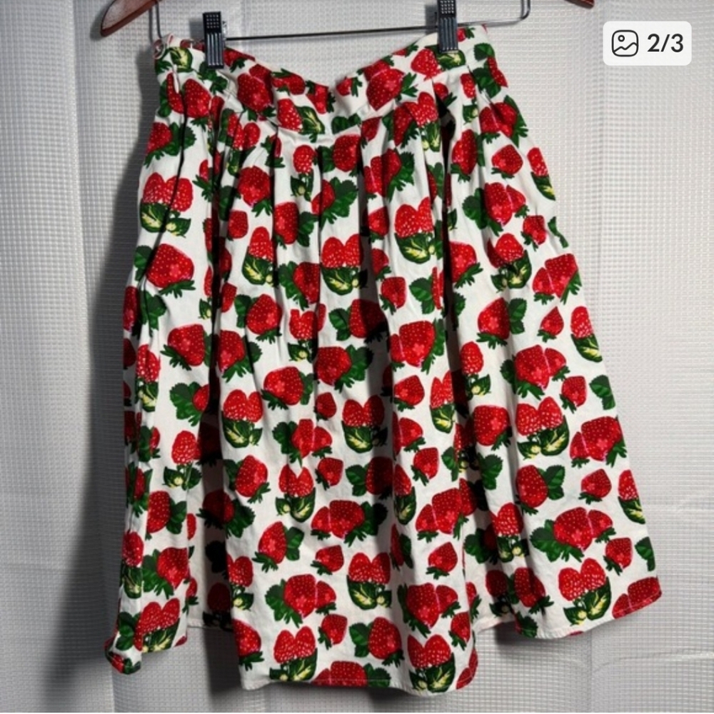 Grace Karin A-Line Skirt - Strawberry 🍓